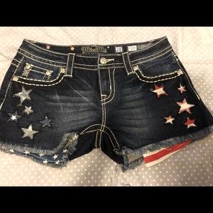 Miss Me American Flag Shorts!